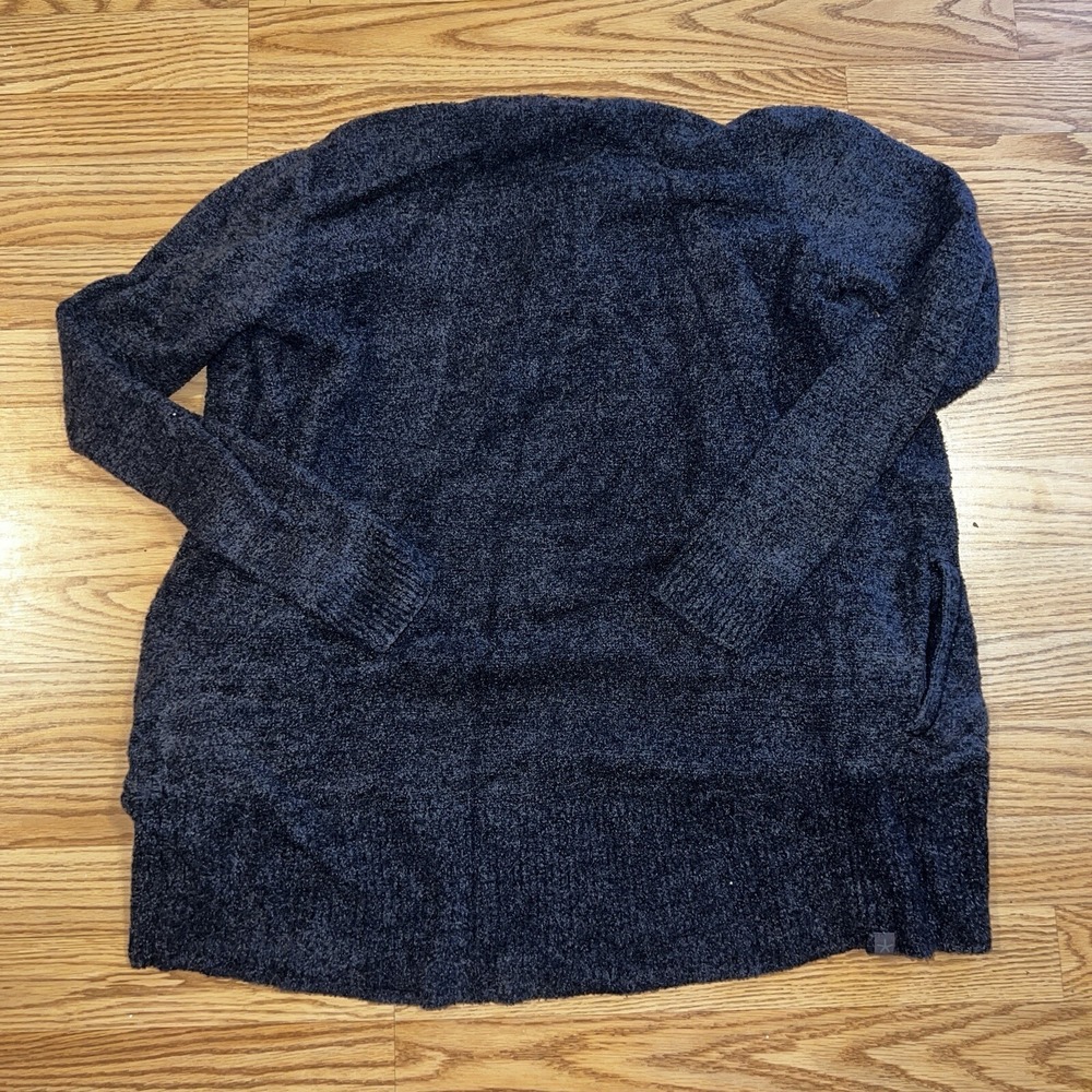 Barefoot Dreams Cozy Chic Lite Circle Cardigan Black Size XS/S Soft Relaxed - Picture 5 of 7